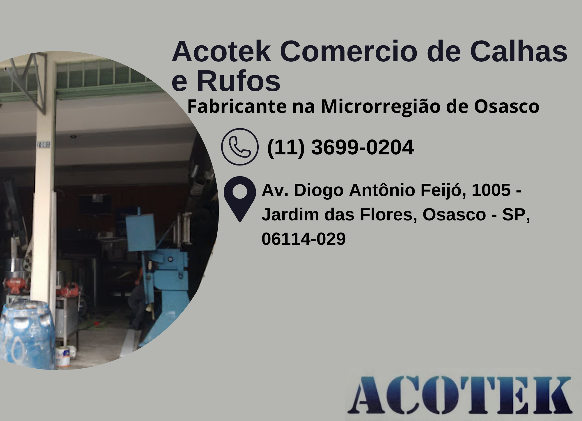 Acotek Comercio de Calhas e Rufos