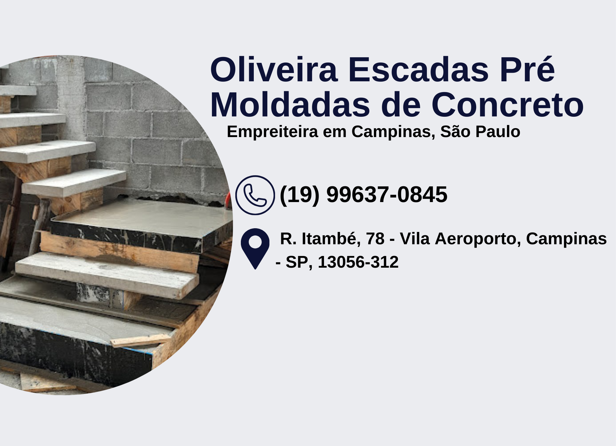 Oliveira Escadas Pré Moldadas de Concreto