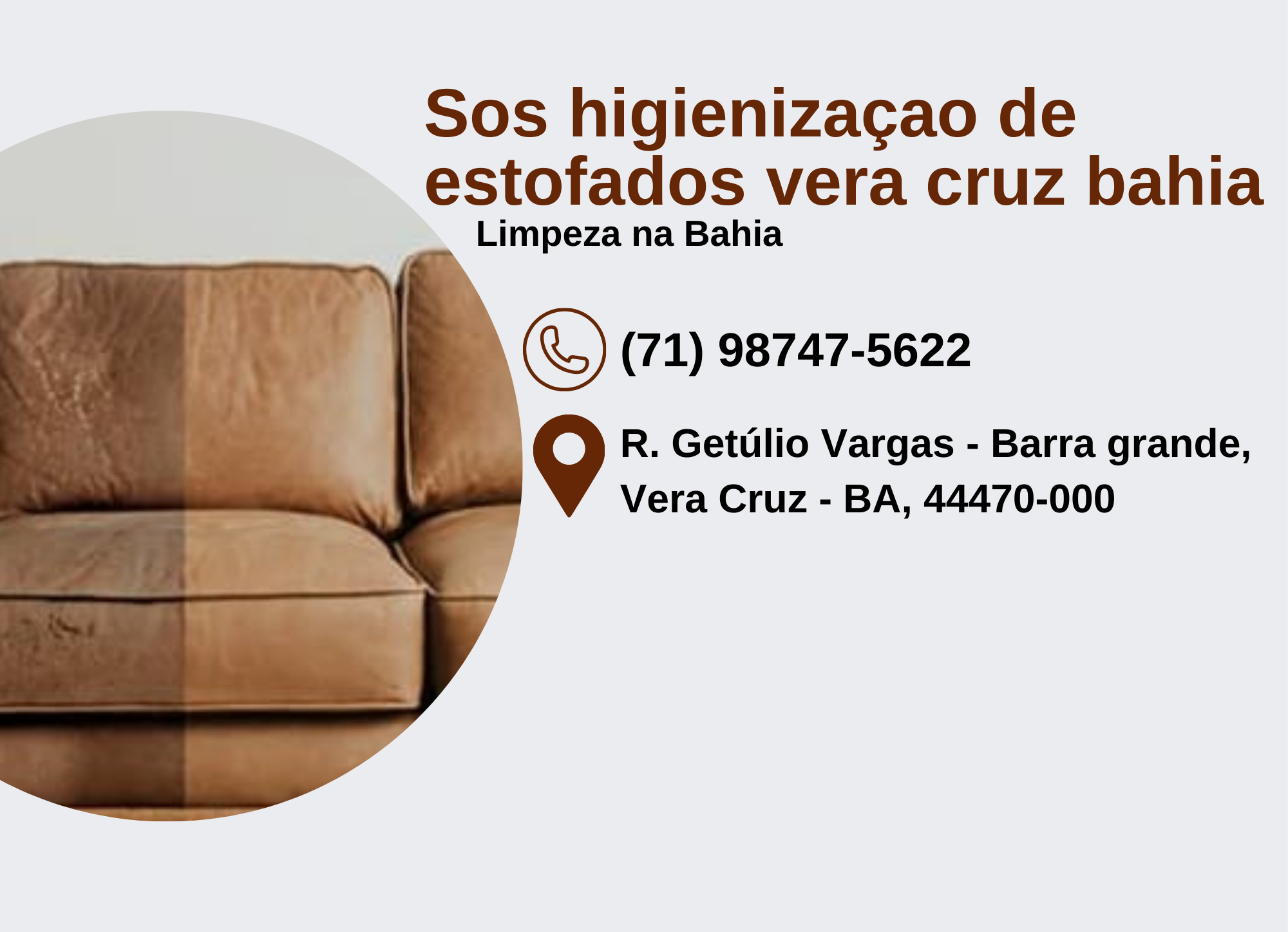 Sos higienizaçao de estofados vera cruz bahia