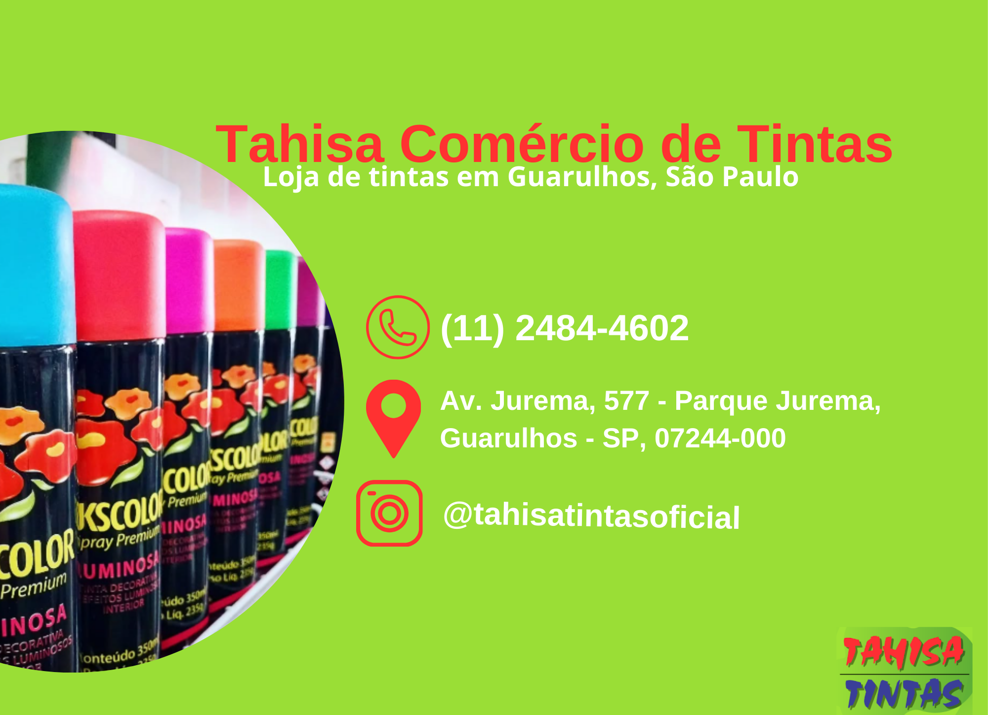 Tahisa Comércio de Tintas