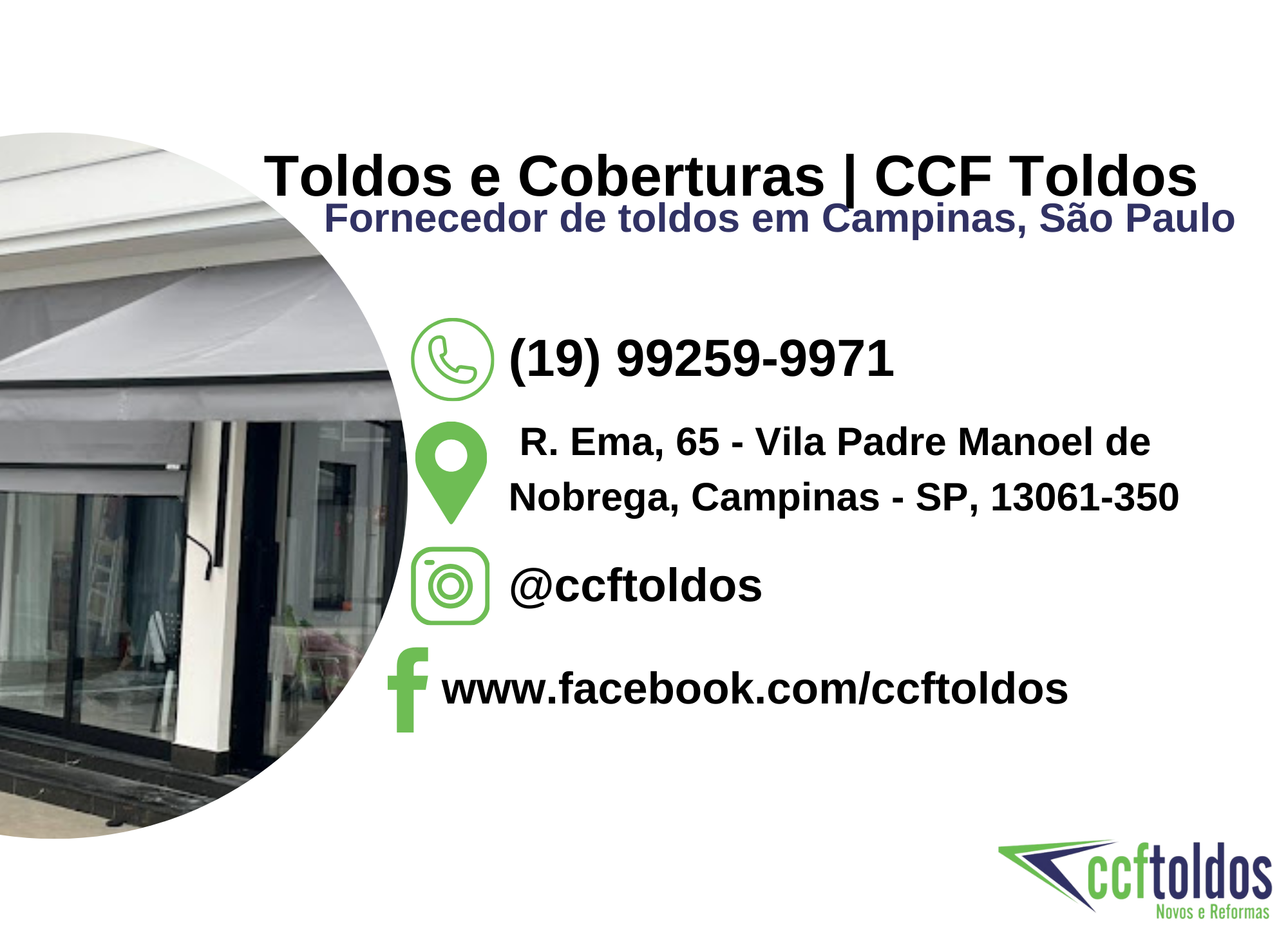 Toldos e Coberturas | CCF Toldos