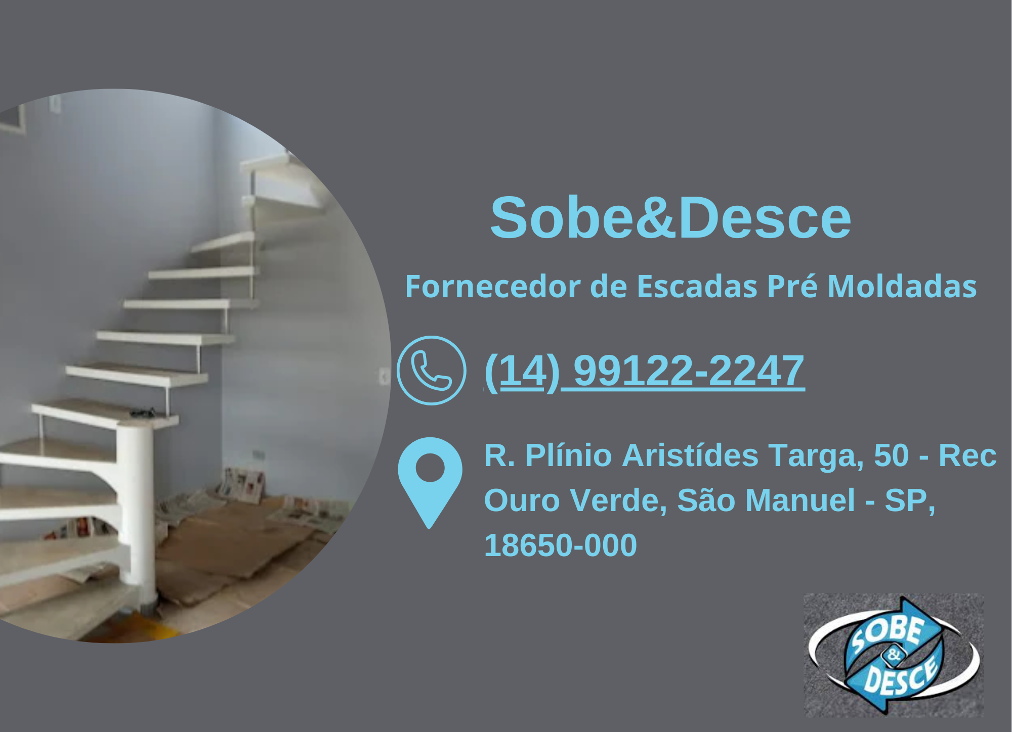 Sobe&Desce Escadas Pré Moldadas