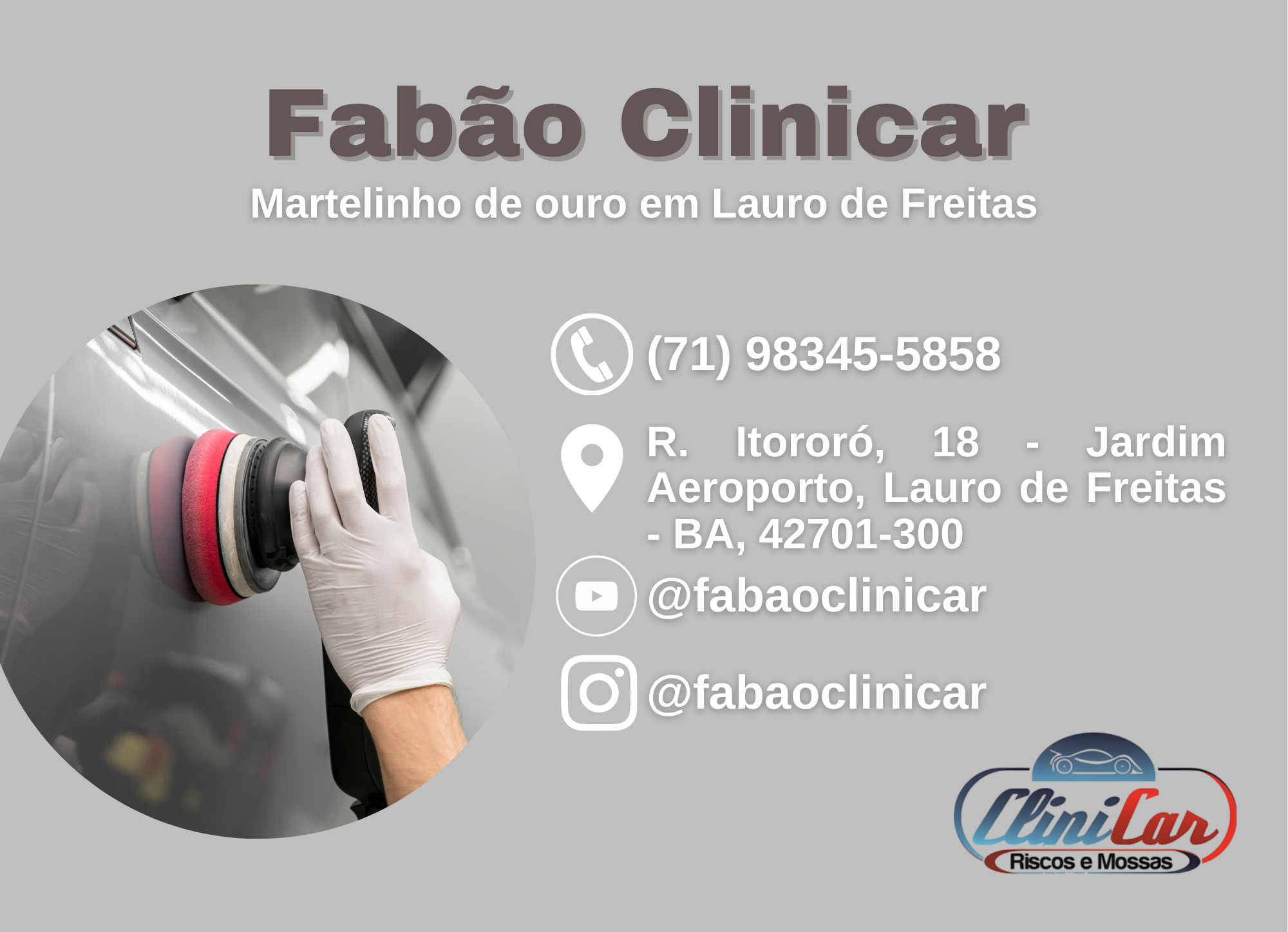Fabão Clinicar – Martelinho de Ouro Polimento