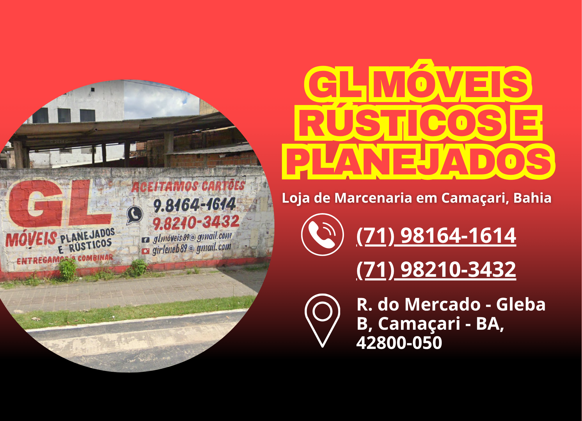 GL Móveis Rústicos e Planejados