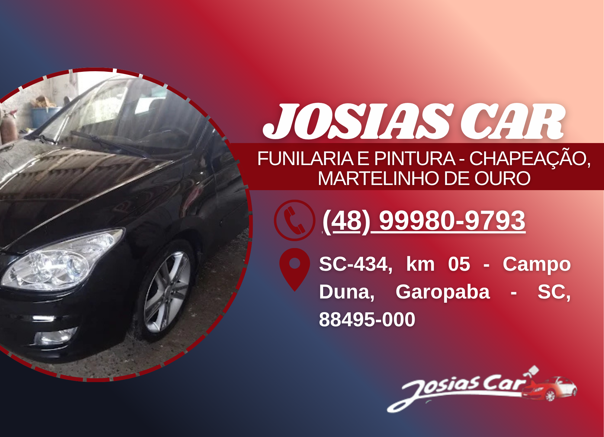Josias Car Funilaria E Pintura – Chapeação, Martelinho De Ouro