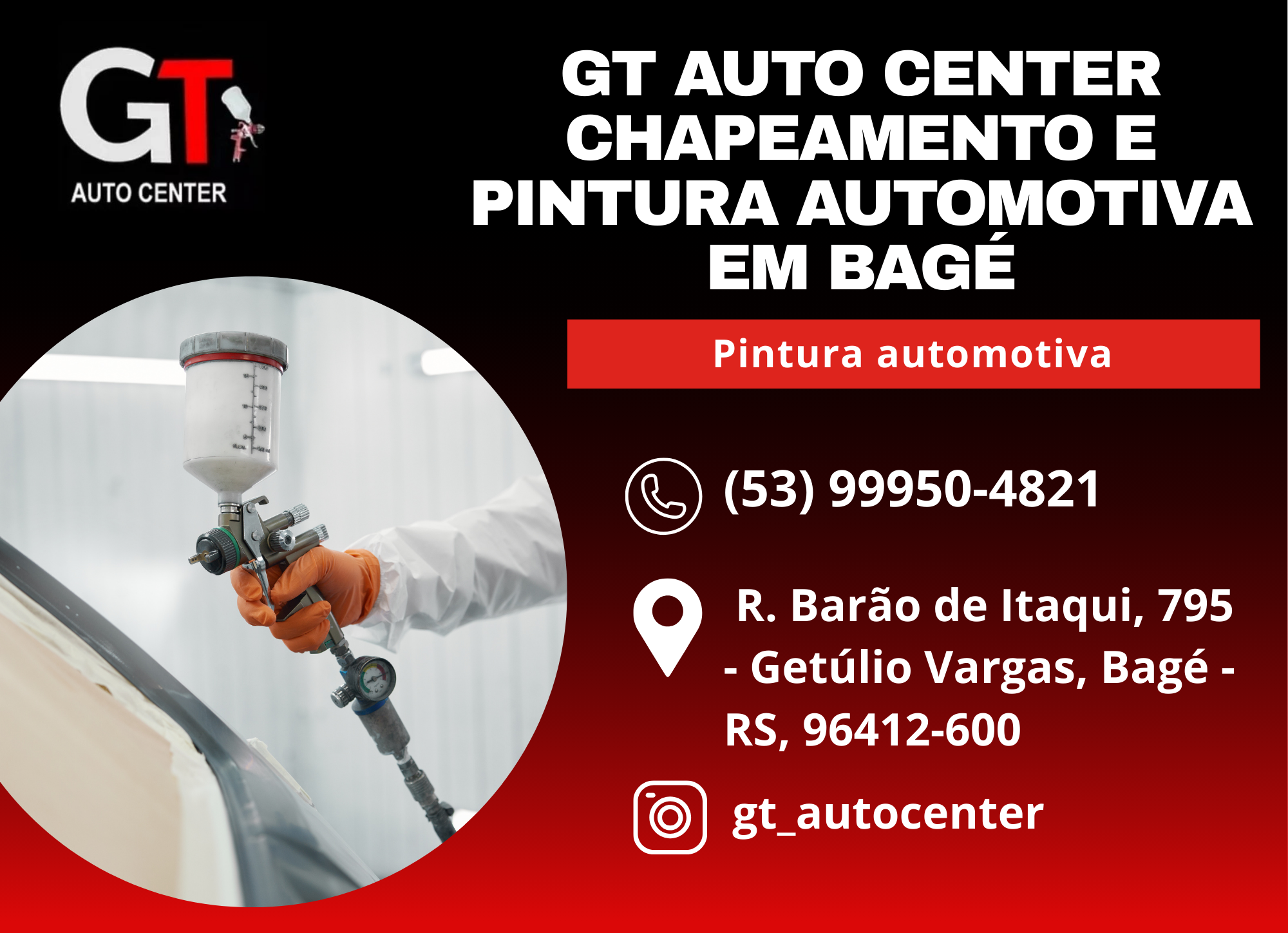 GT Auto Center Chapeamento e Pintura Automotiva