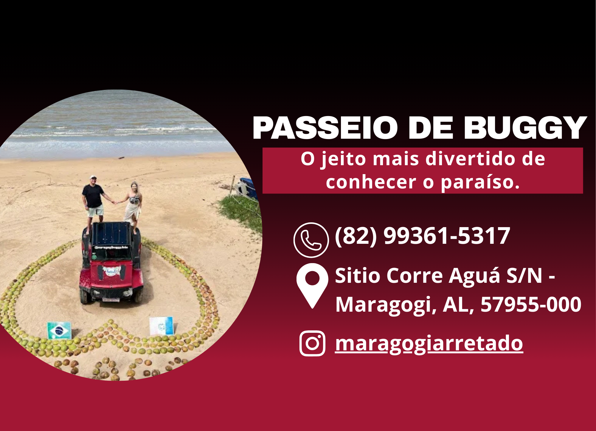 Passeio de Buggy em Maragogi