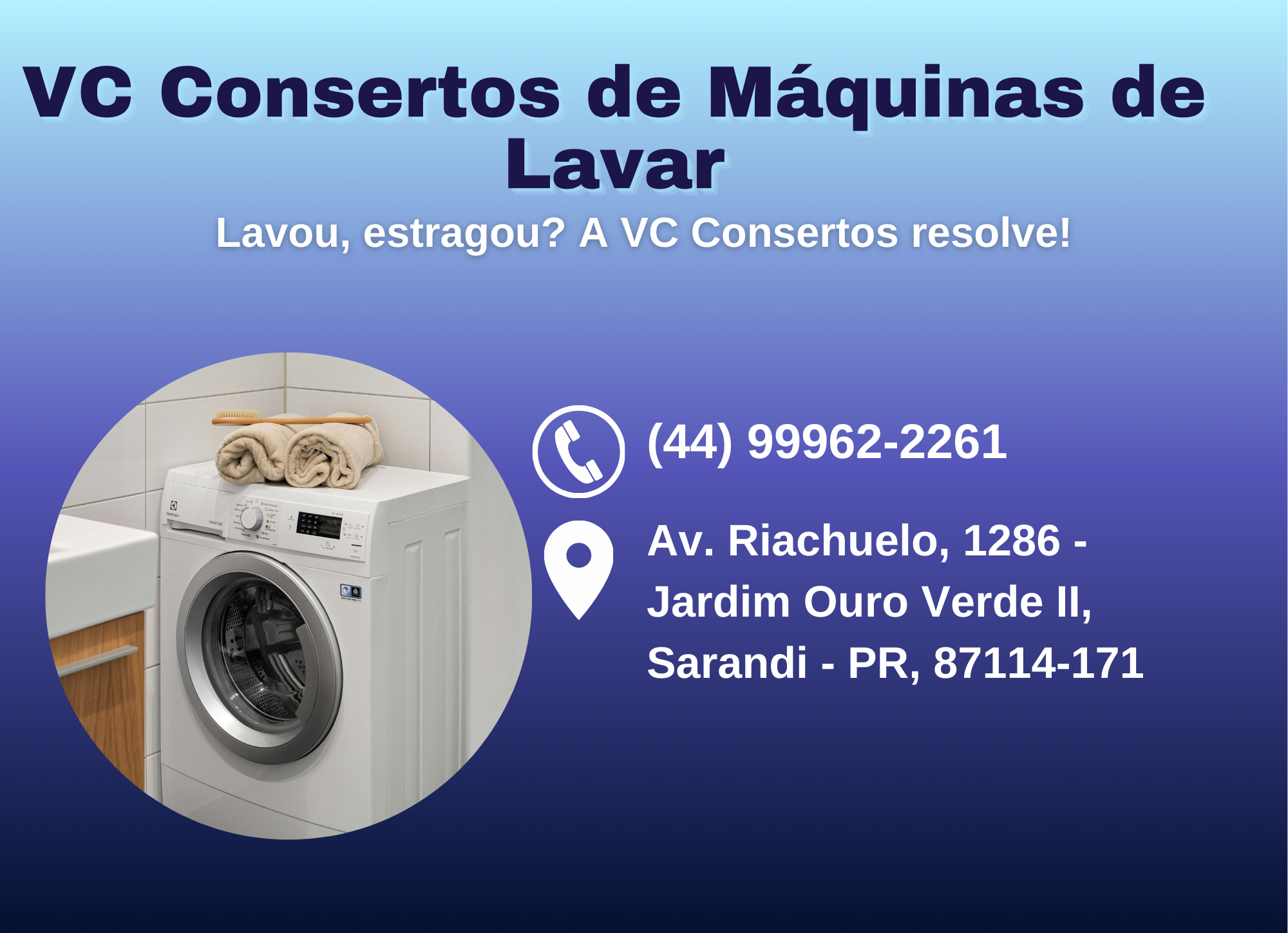 VC Consertos de Máquinas de Lavar