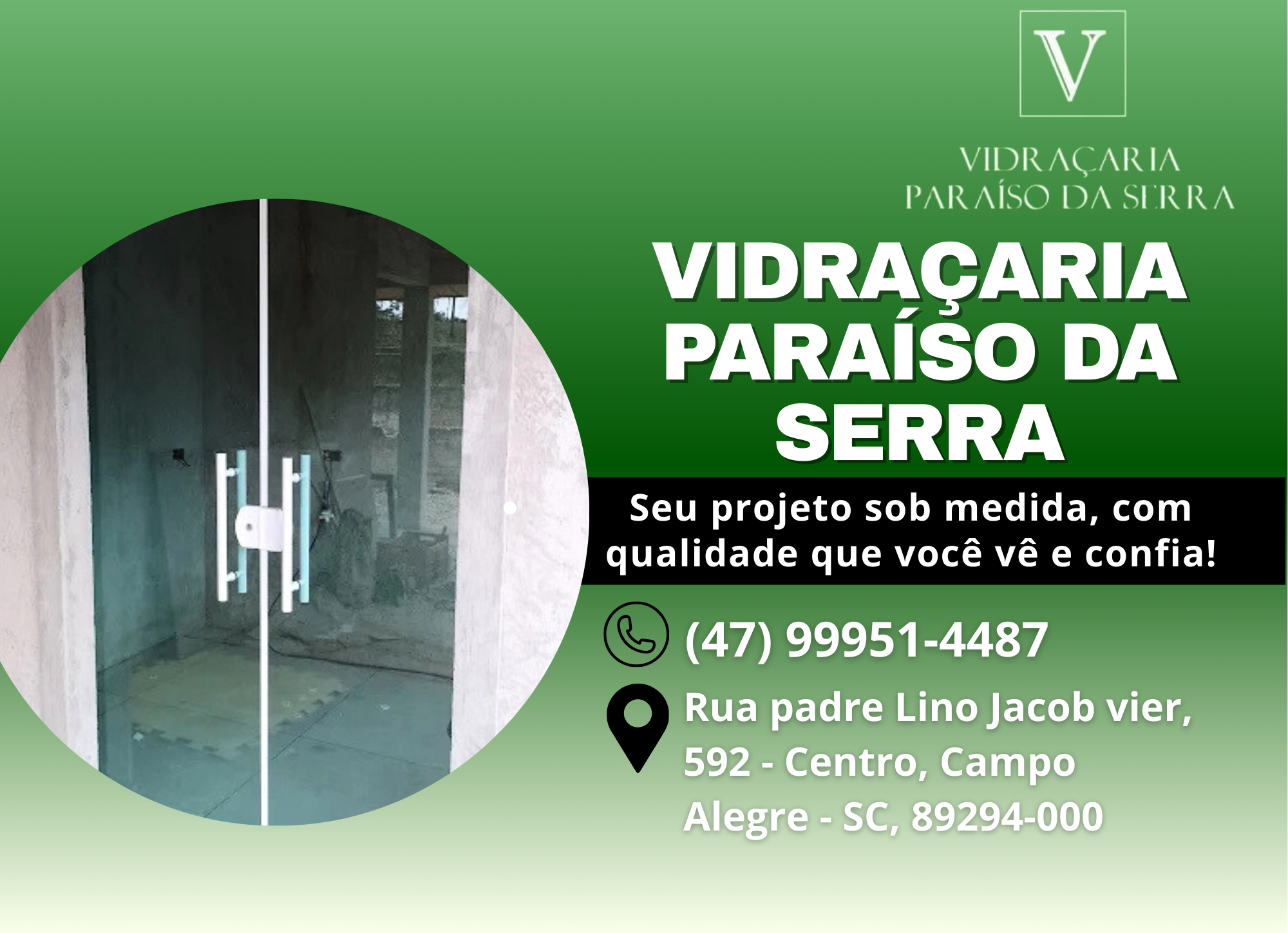 Vidraçaria Paraíso da Serra