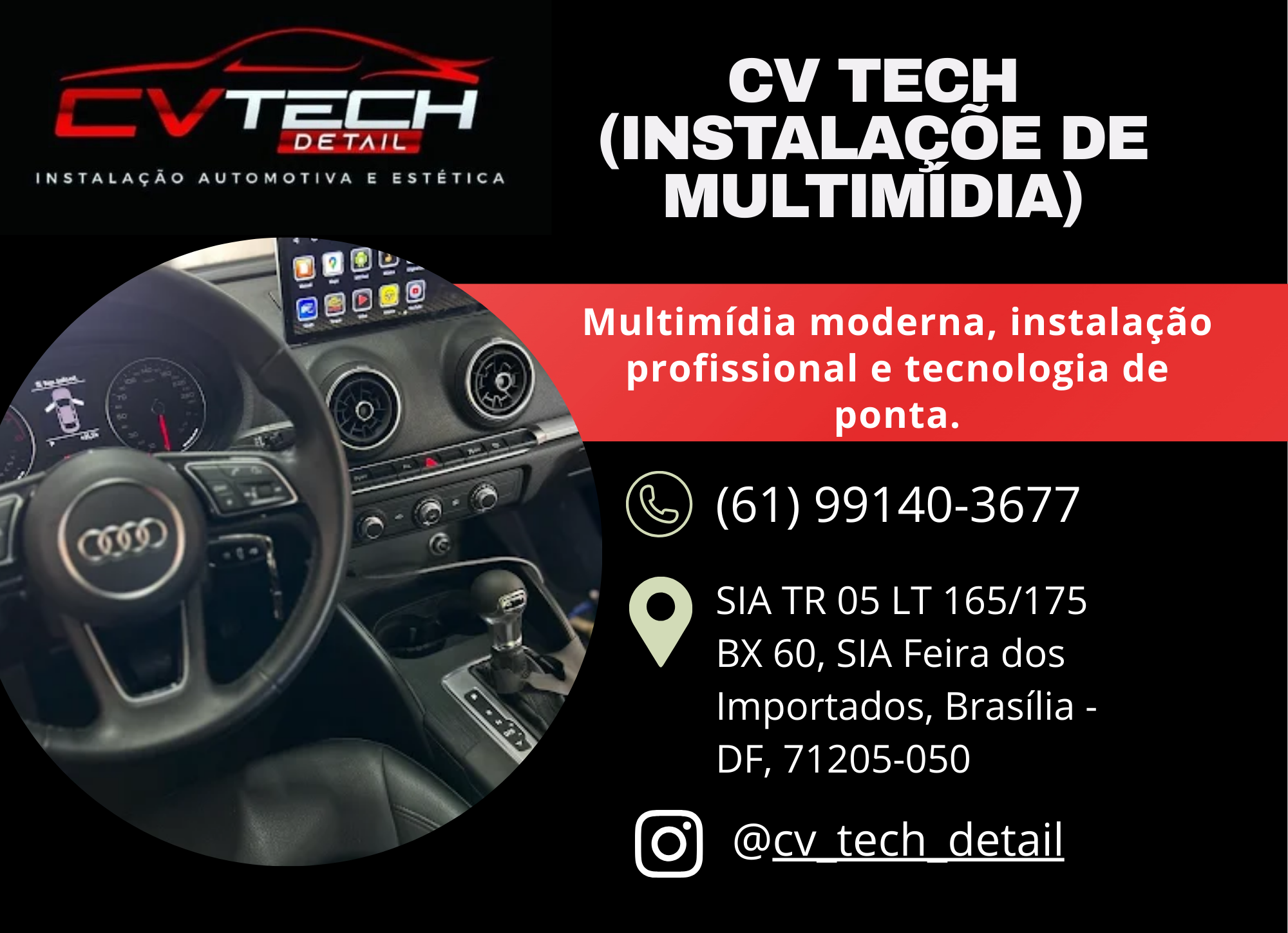 CV TECH (instalaçõe de multimídia)