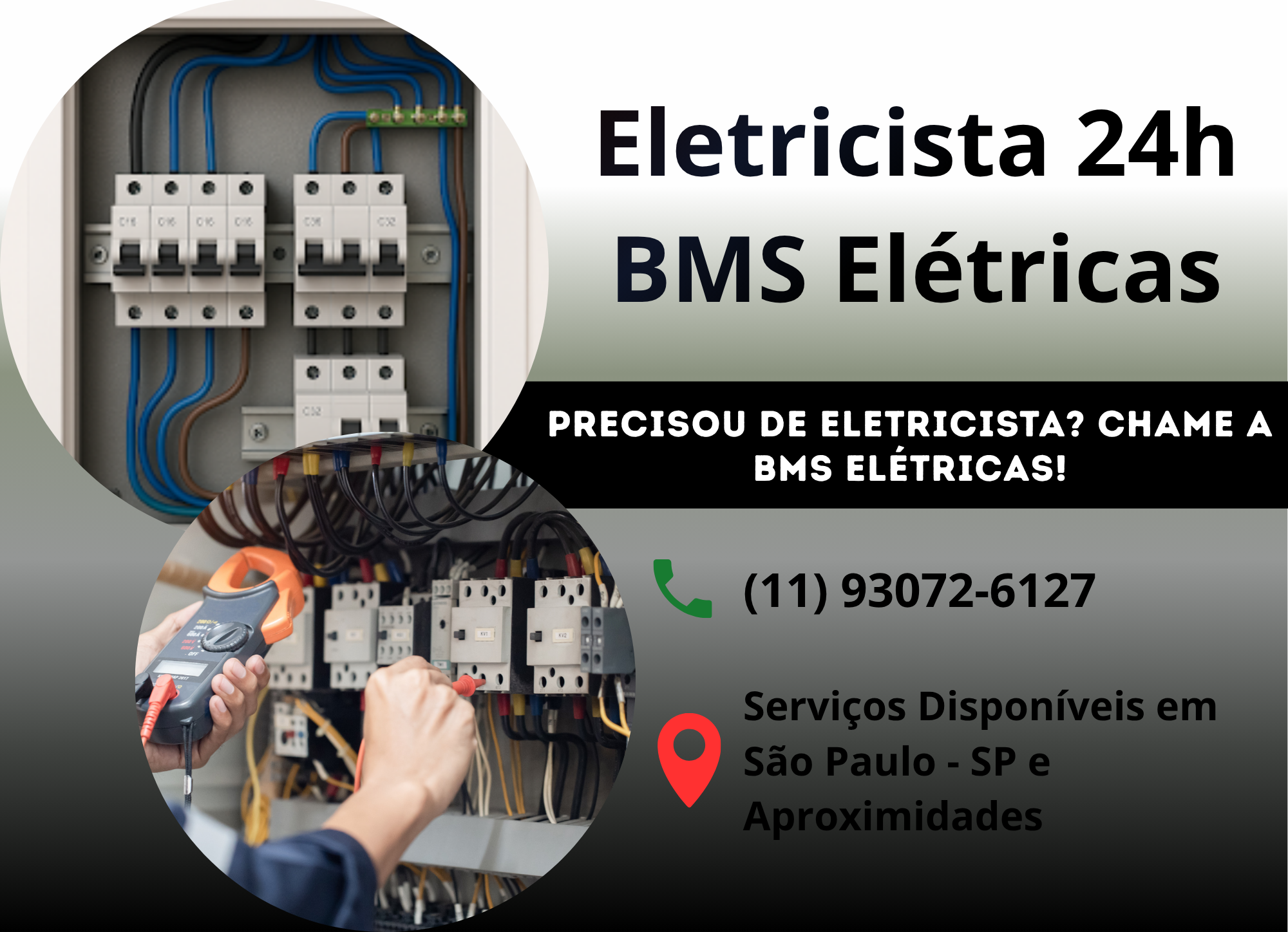 Eletricista 24h BMS Eletricas