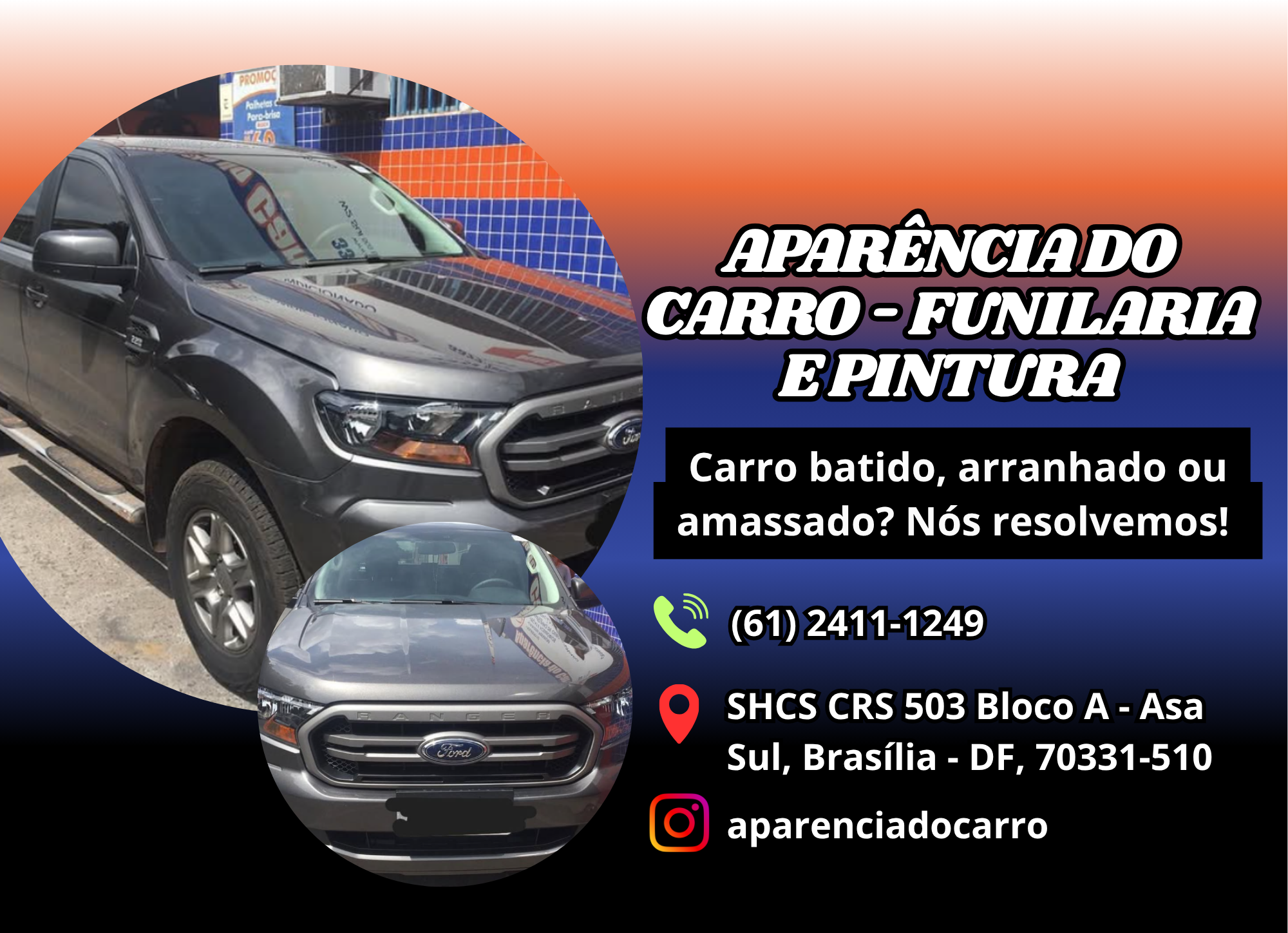 Aparência do Carro – Funilaria e Pintura