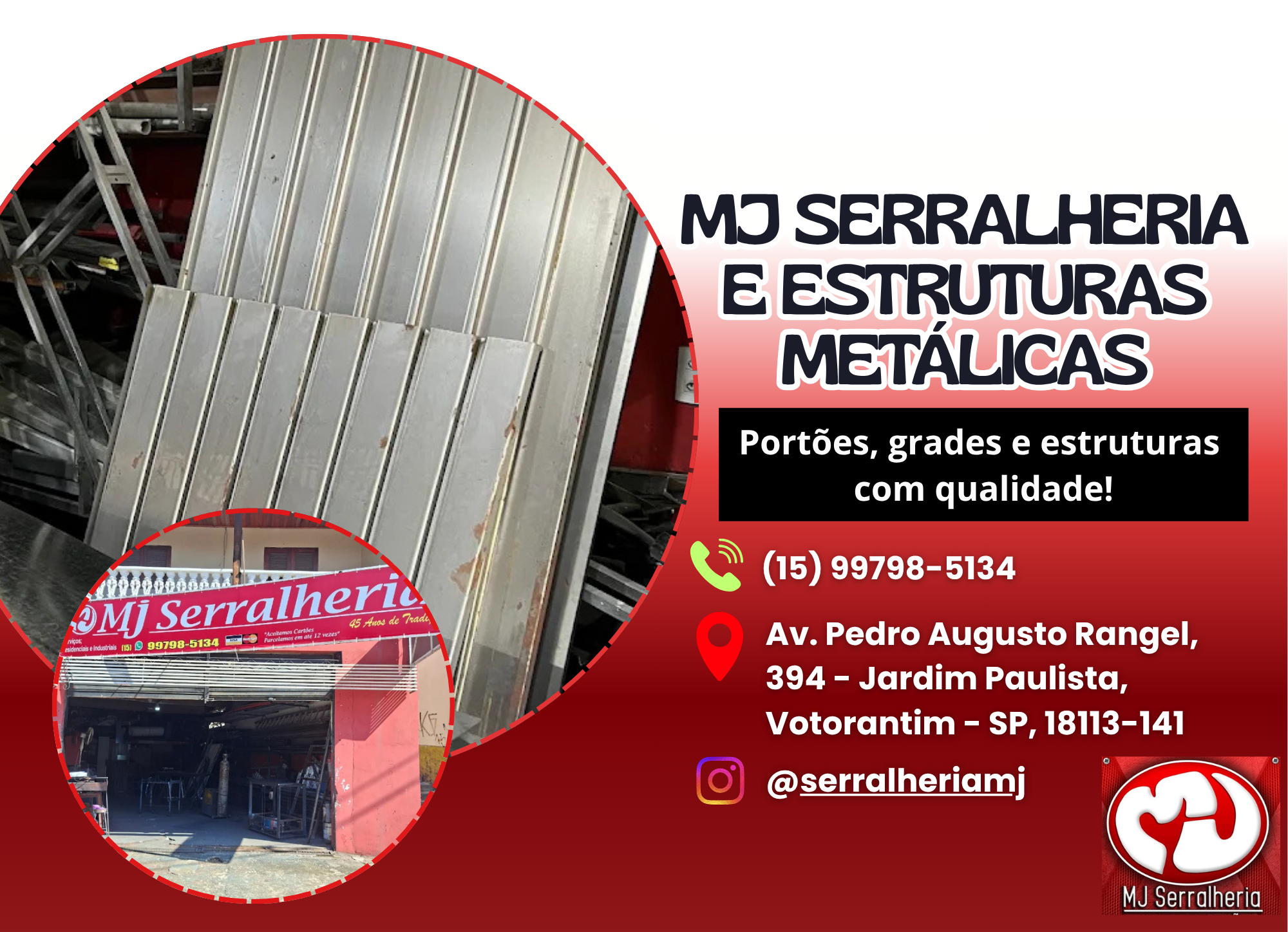 MJ Serralheria e Estruturas Metálicas